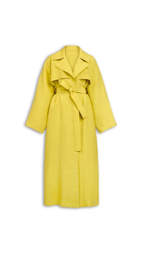 POPLIN TRENCH COAT