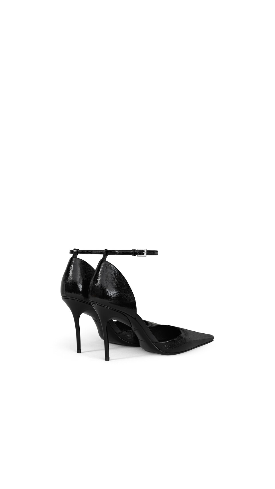 ALA&Iuml;A DROP PUMPS IN LEATHER BLACK - View 3