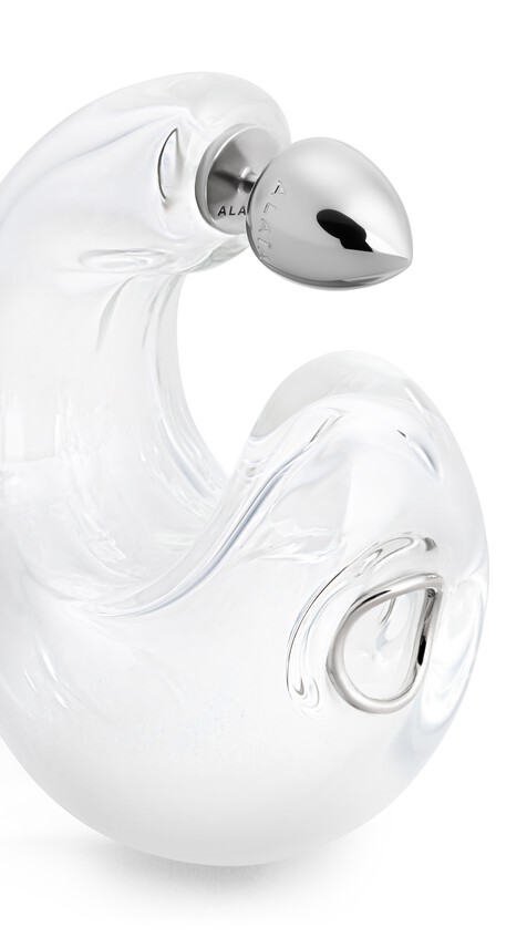 ALA&Iuml;A BUBBLE HOOPS EARRINGS TRANSPARENT - View 2
