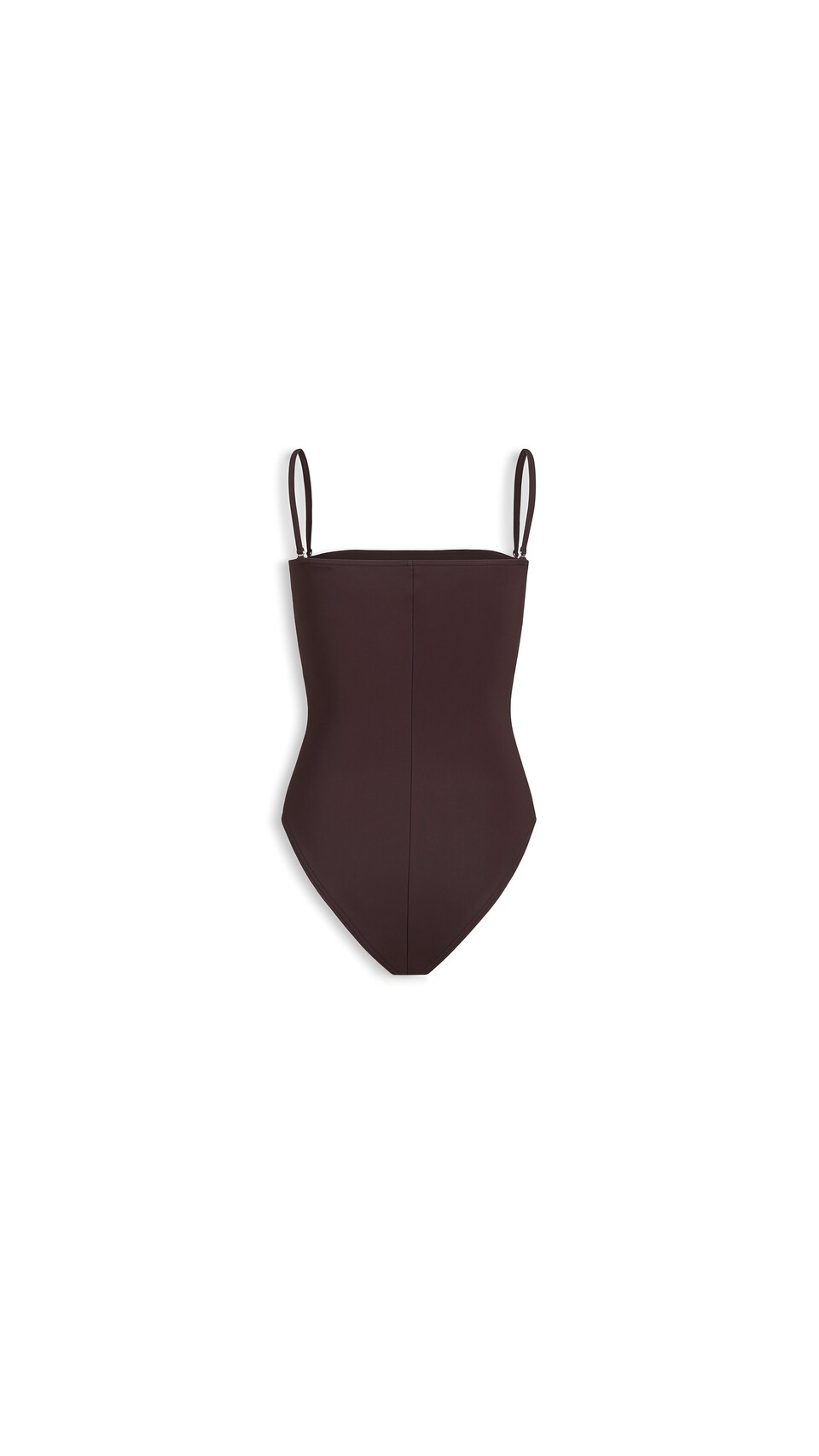 ALA&Iuml;A BUSTIER SWIMSUIT CHOCOLATE - View 5