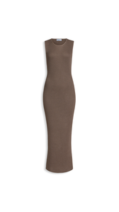 MOLE - ALA&Iuml;A WAFFLE GODETS MIDI DRESS