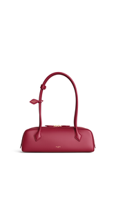 CARMINE - ALA&Iuml;A LE TECKEL MEDIUM BAG IN CALFSKIN