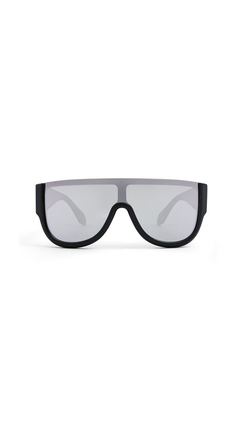 ALA&Iuml;A MASK SUNGLASSES SILVER/BLACK