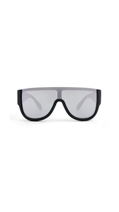 SILVER/BLACK - ALA&Iuml;A MASK SUNGLASSES