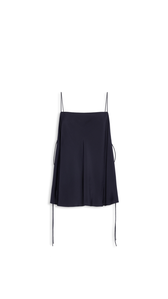 BLACK - ALA&Iuml;A CADY TIED BLOUSE