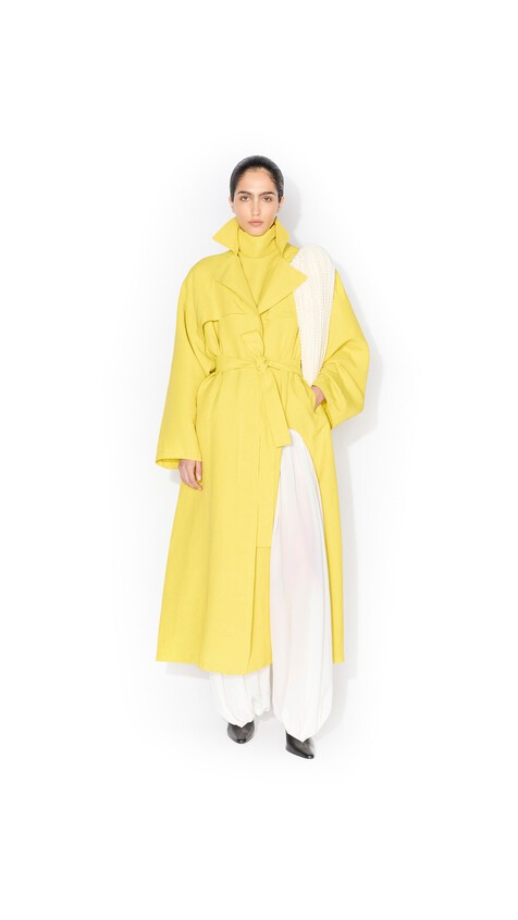 POPLIN TRENCH COAT