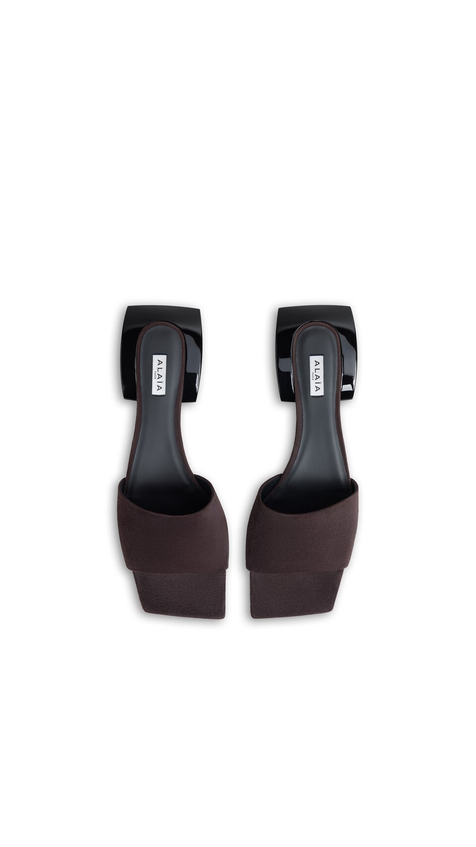 ALA&Iuml;A ELLIPSE MULES IN SUEDE  - View 4