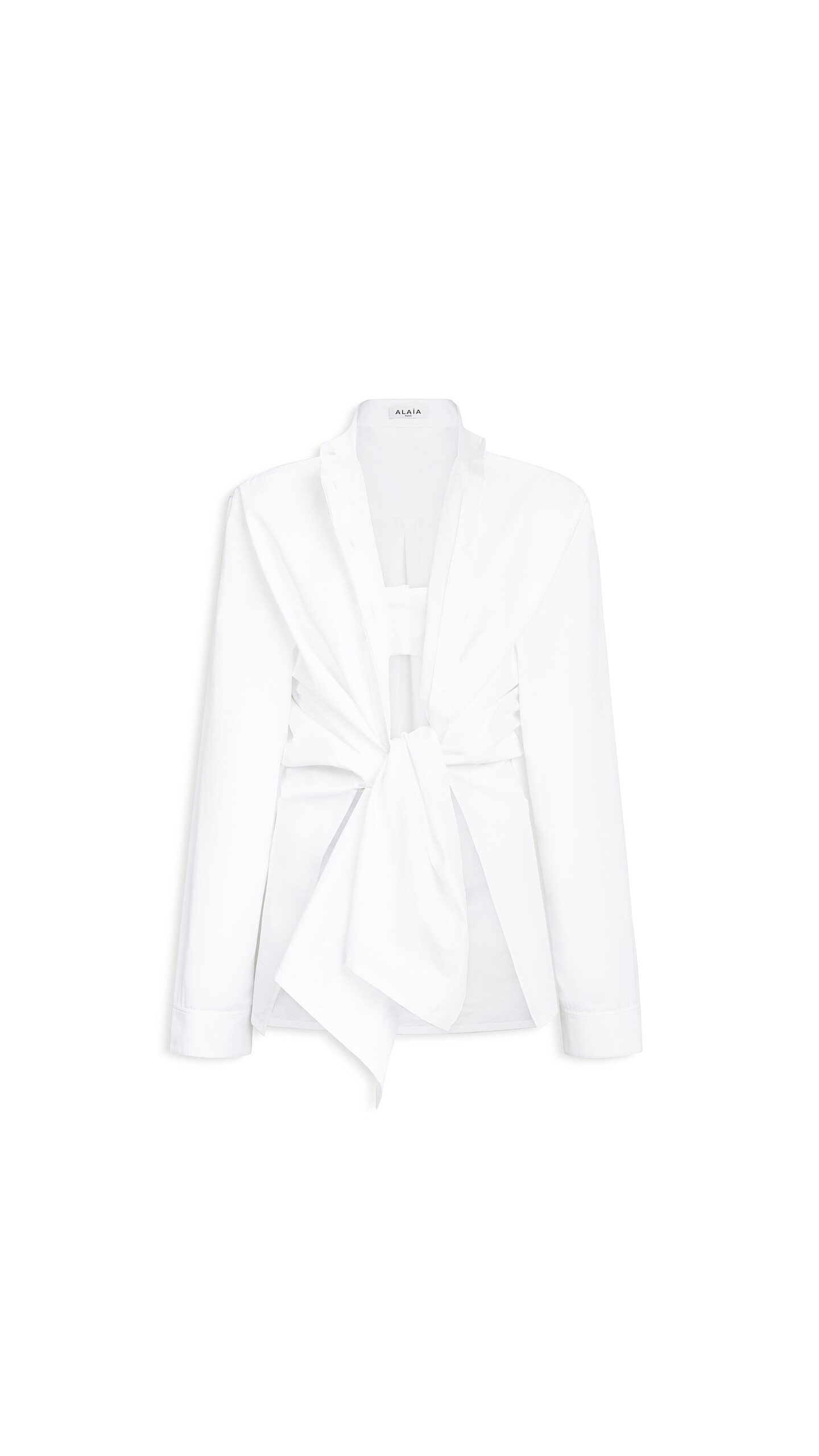 ALA&Iuml;A POPLIN SHIRT SET WHITE