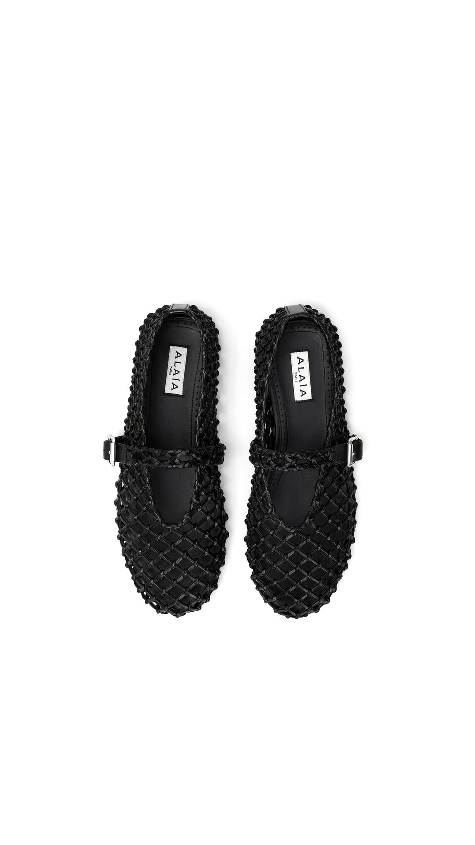 ALA&Iuml;A LA BALLERINE BRAIDED BLACK - View 4