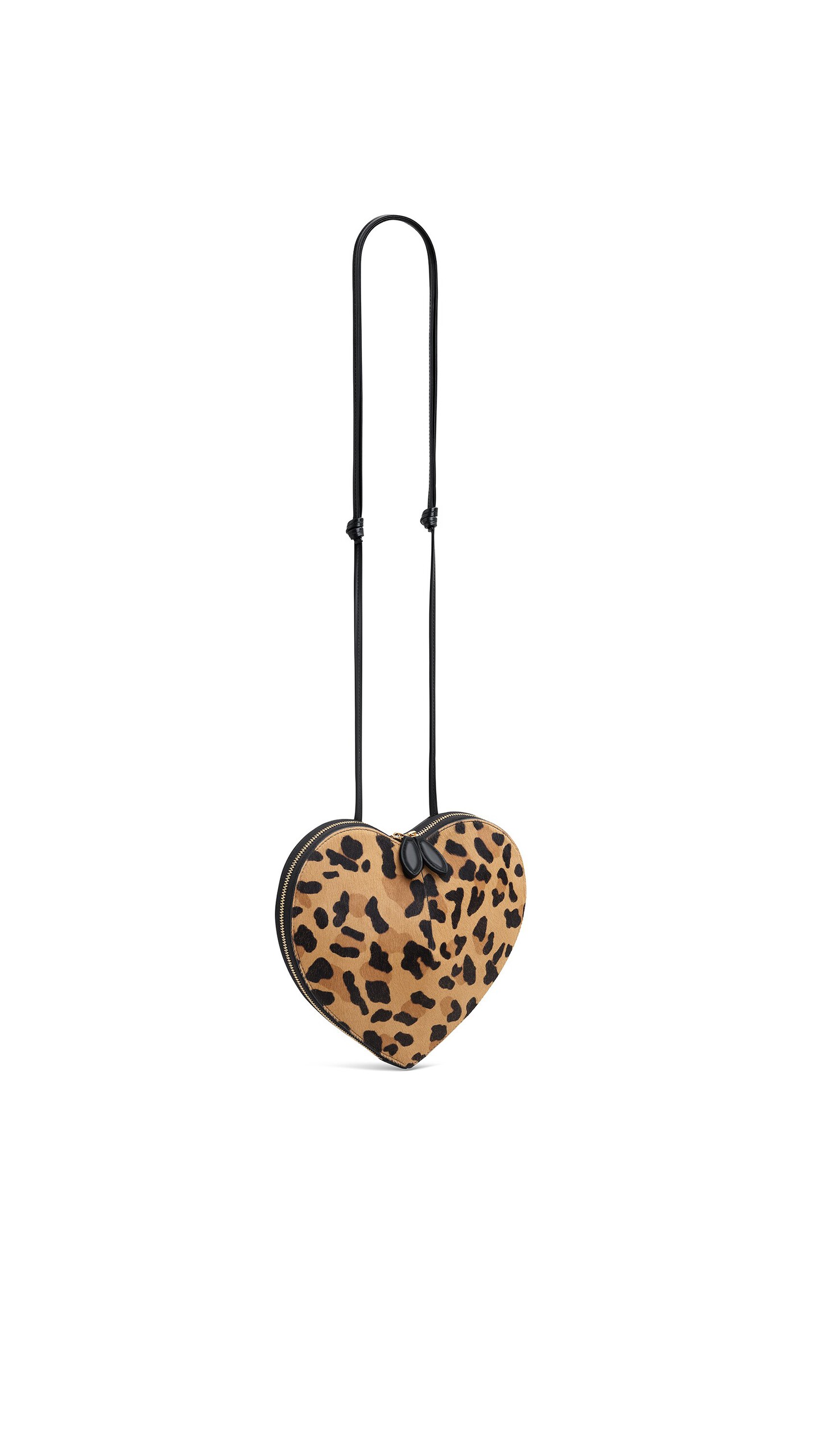 ALA&Iuml;A LE C&OElig;UR BAG IN LEOPARD HAIRCALF BROWN - View 2