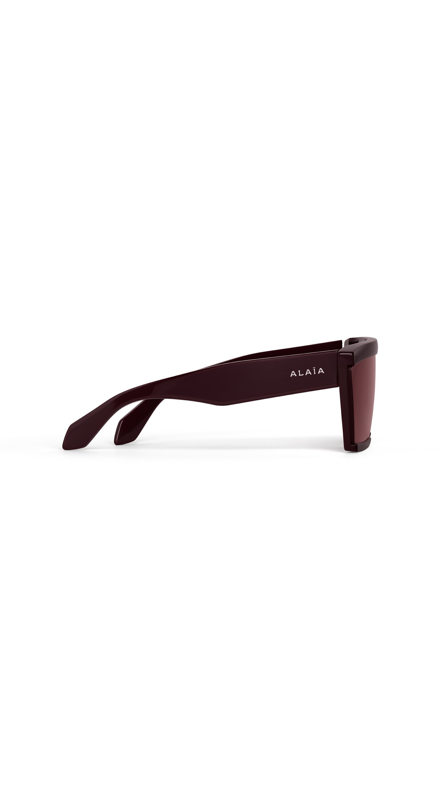 ALA&Iuml;A MASK SUNGLASSES RED - View 2
