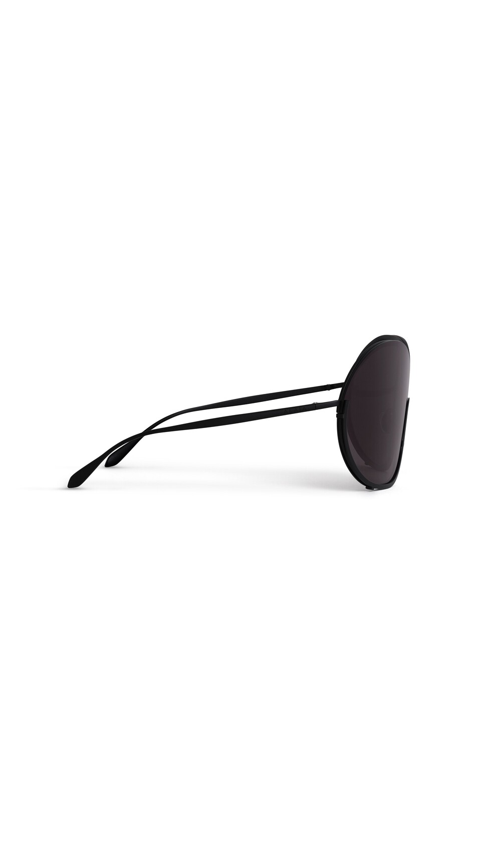 ALA&Iuml;A BUTTERFLY SUNGLASSES IN METAL BLACK - View 2