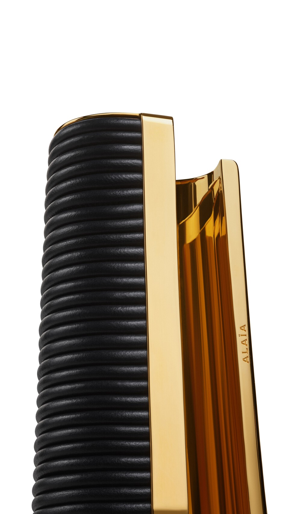 ALA&Iuml;A BOBINE LARGE CUFF BLACK/GOLD - View 2