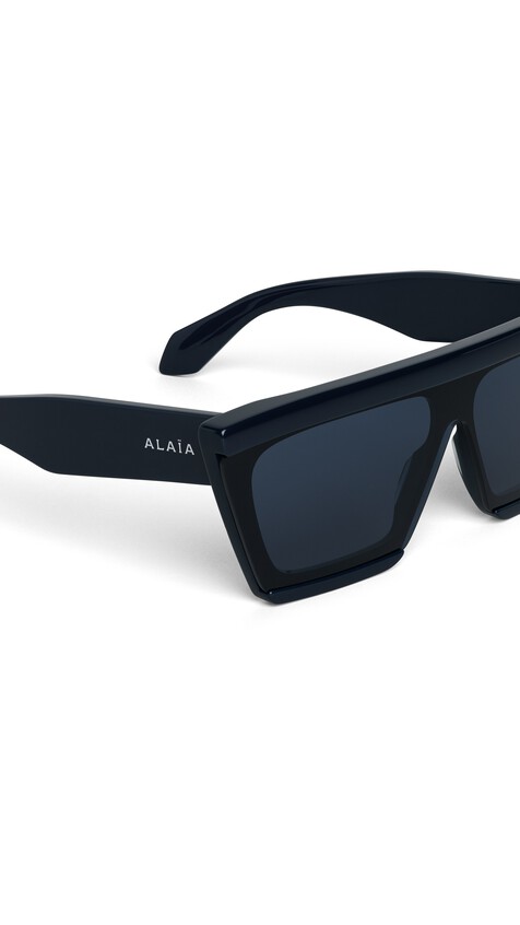 ALA&Iuml;A MASK SUNGLASSES BLUE - View 2