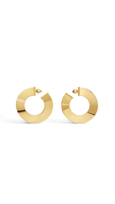 GELBGOLD-METALLE - ALA&Iuml;A BLADE CREOLEN 