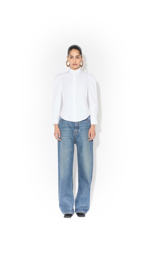 LOW WAIST DENIM PANTS