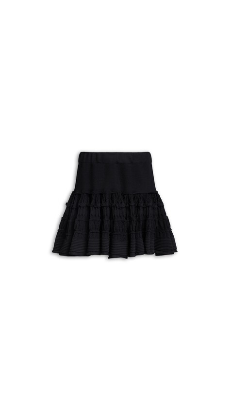 WOOL CRINOLINE SKIRT