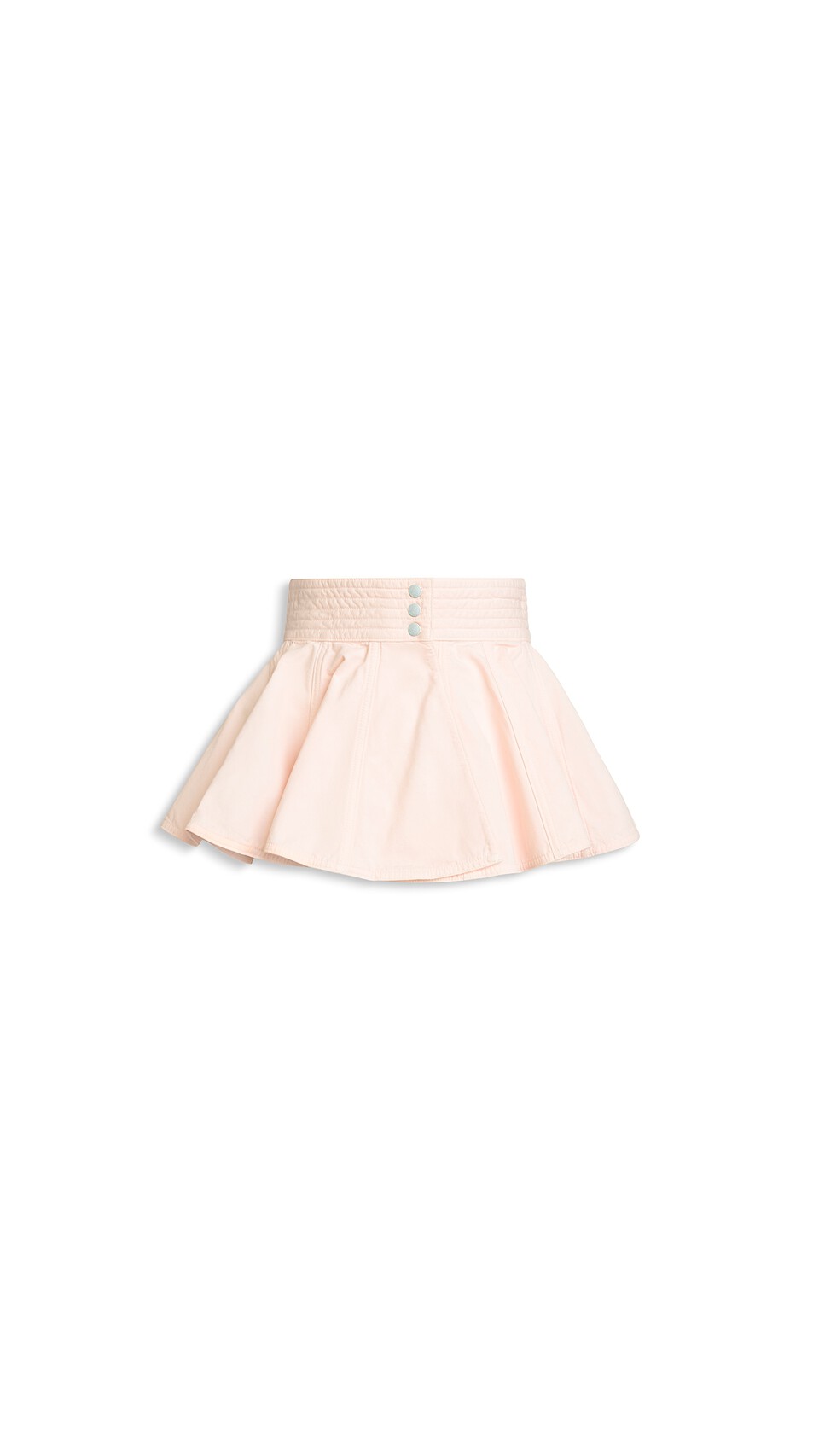 ALA&Iuml;A DENIM PEPLUM BELT PINK - View 5