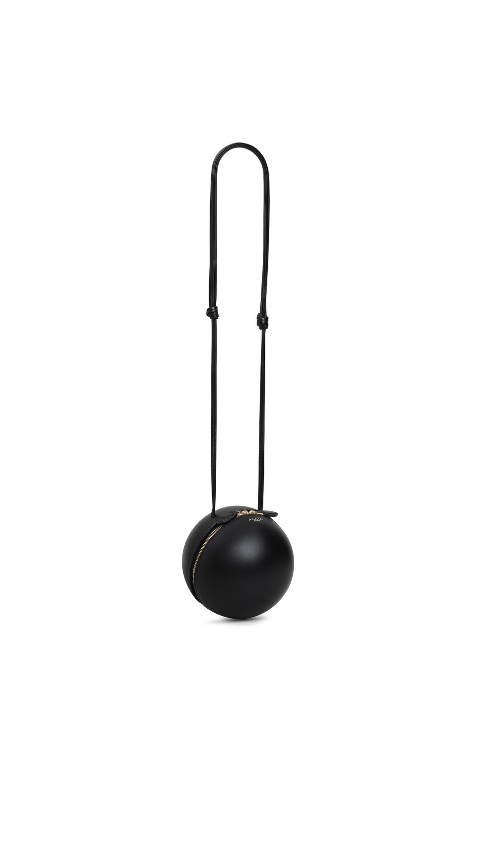 ALA&Iuml;A SPHERE BAG IN LAMBSKIN BLACK - View 2