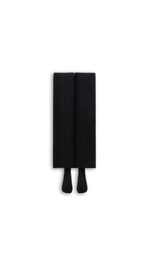 BLACK - ALA&Iuml;A HIGH FRINGED SOCKS