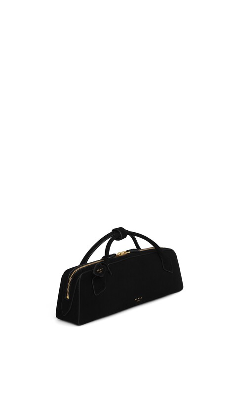ALA&Iuml;A LE TECKEL CLUTCH IN SUEDE  - View 2