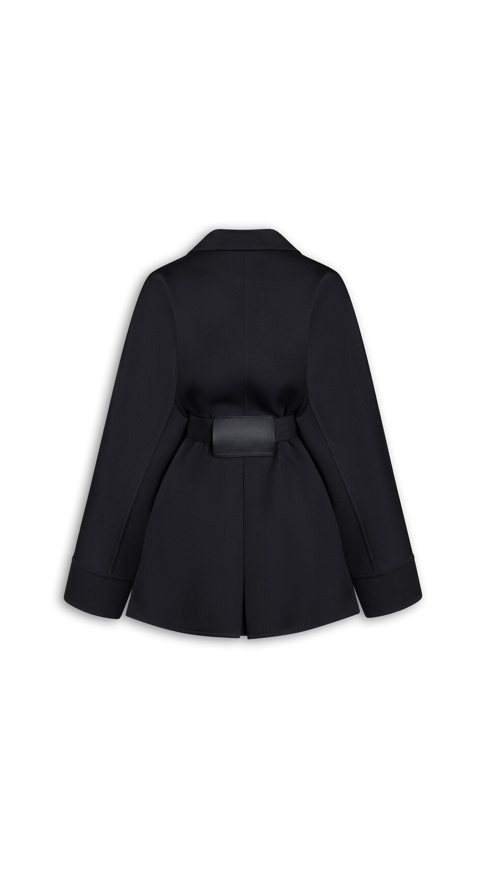 ALA&Iuml;A WRAP TAILORED WOOL JACKET BLACK - View 5
