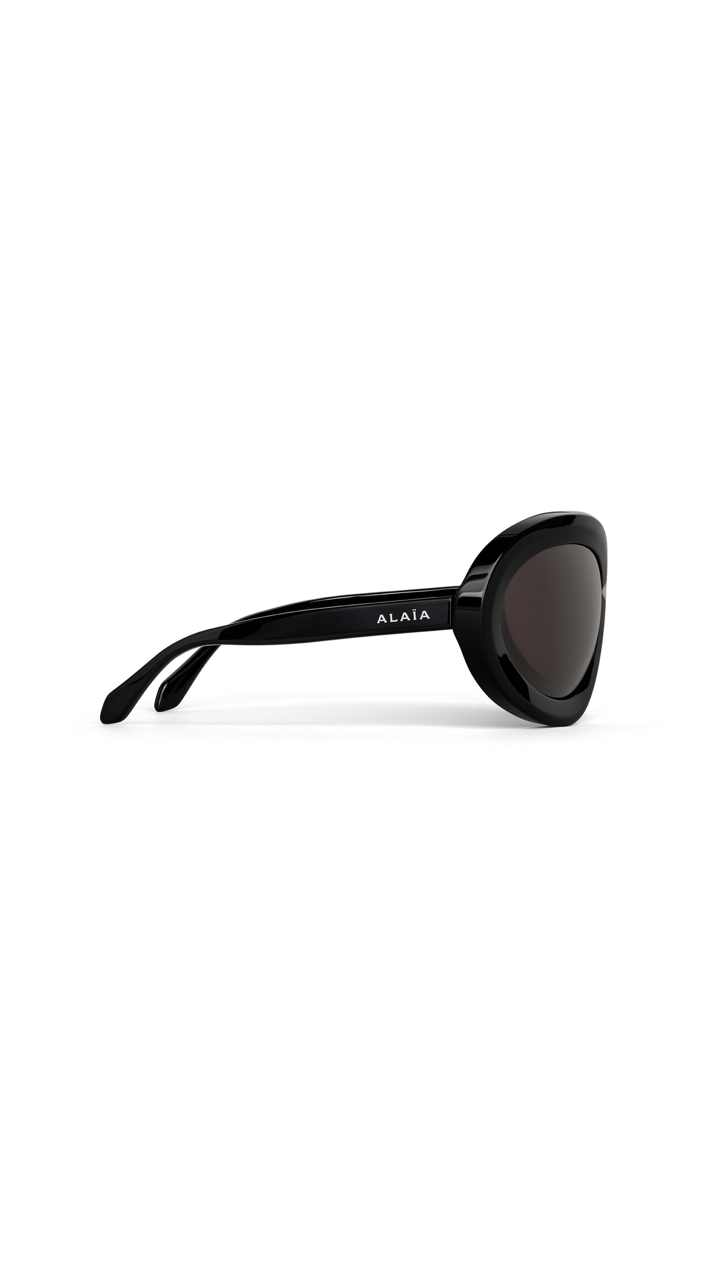 ALA&Iuml;A BUTTERFLY SUNGLASSES BLACK - View 2