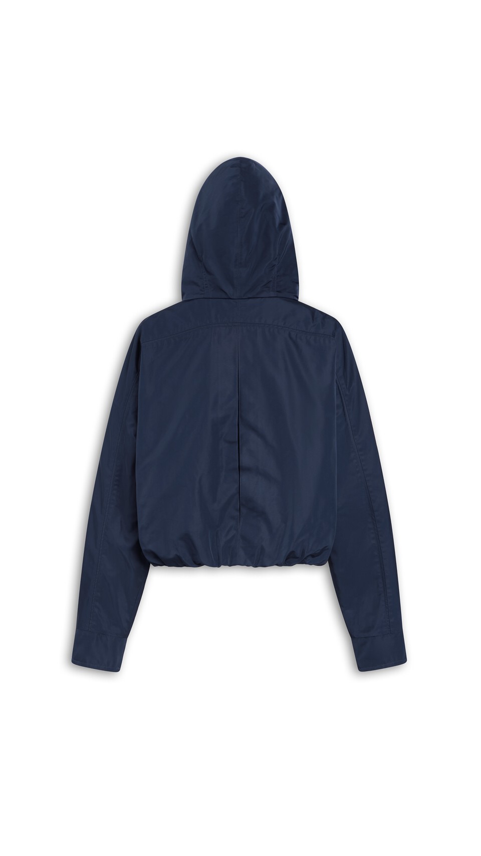 ALA&Iuml;A SILK RADZIMIR HOODED WINDJACKET NAVY - View 5