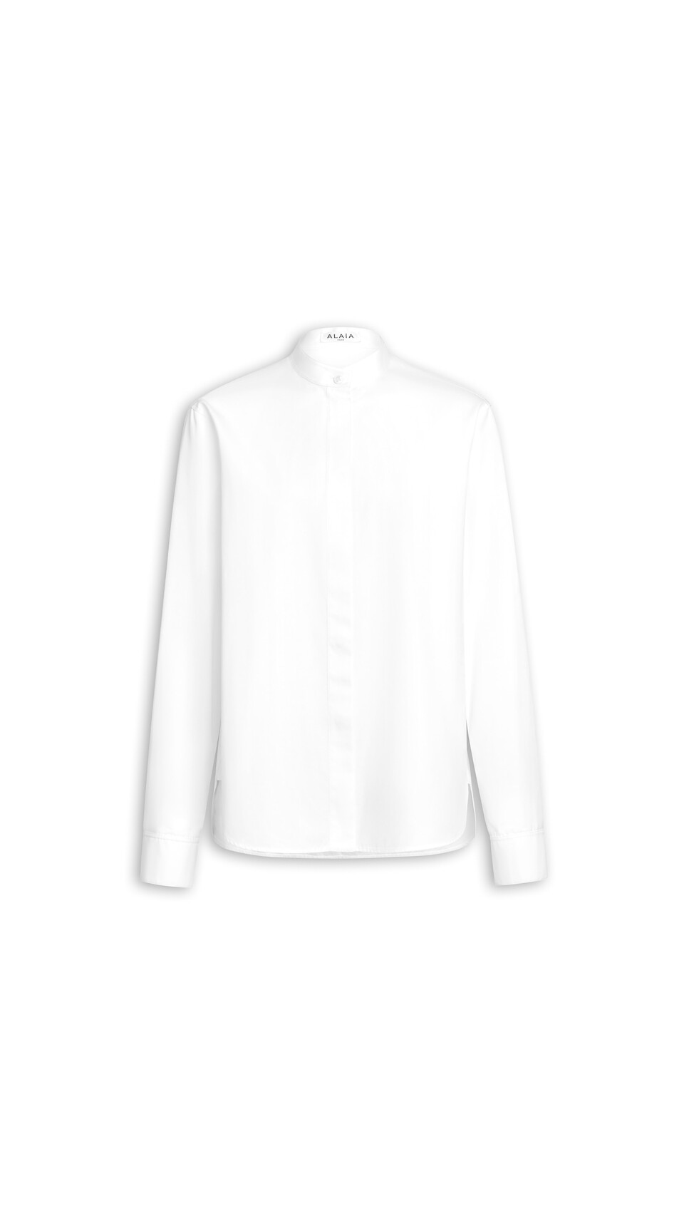 ALA&Iuml;A COTTON POPLIN SHIRT WHITE