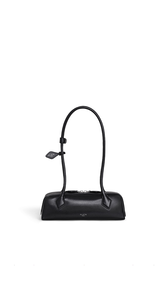 BLACK - ALA&Iuml;A LE TECKEL SMALL BAG IN LEATHER