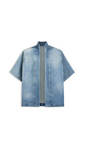 FADED BLUE - ALA&Iuml;A DENIM REVERSE JACKET