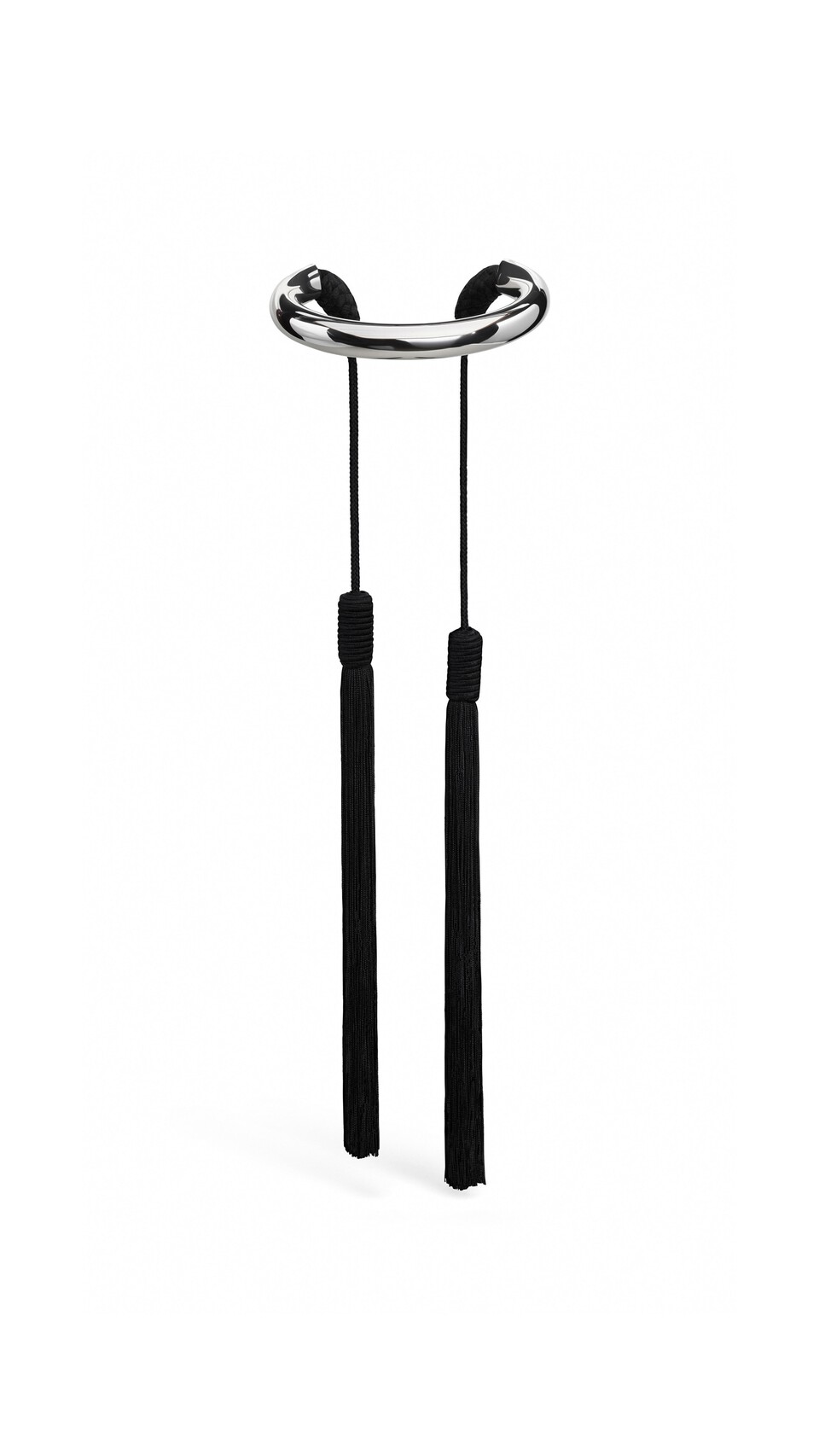 ALA&Iuml;A TASSELS CHOKER BLACK