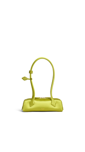 LIME - ALA&Iuml;A LE TECKEL SMALL BAG IN SATIN
