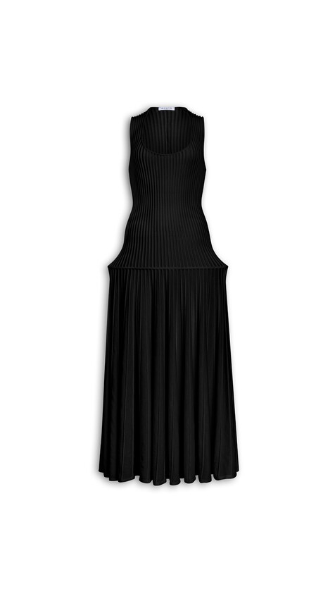 WOOL CRINOLINE DRESS