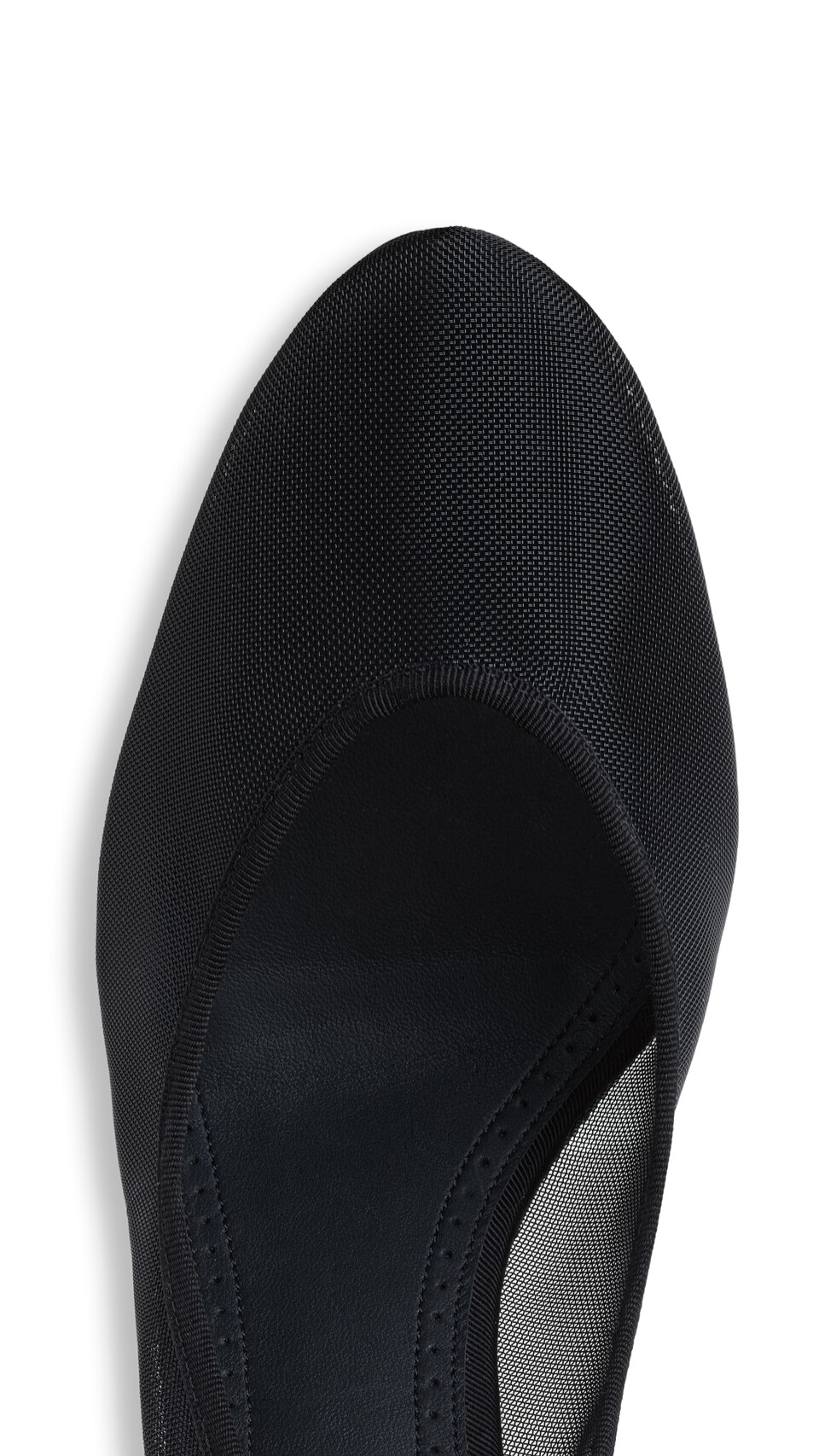 ALA&Iuml;A STRAPPY PUMPS IN MESH BLACK - View 4