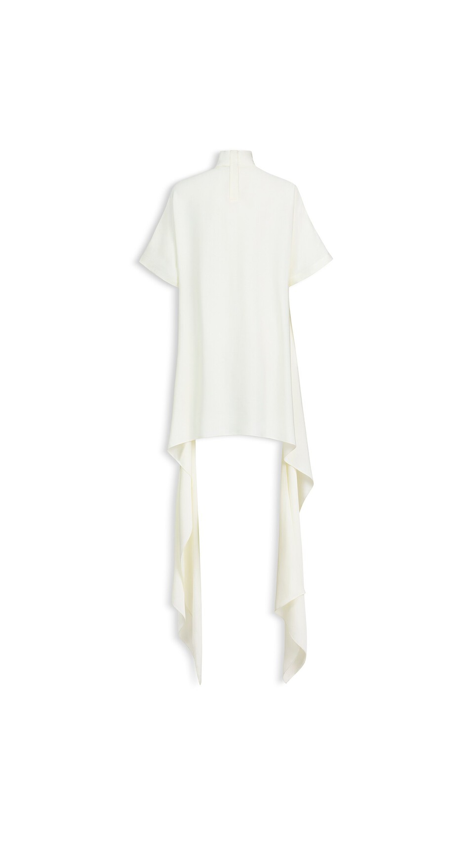 ALA&Iuml;A ASYMMETRIC CADY TOP CREAMY WHITE - View 5