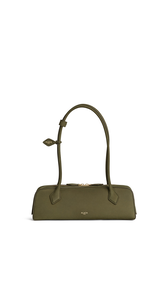 KAKI - ALA&Iuml;A LE TECKEL MEDIUM BAG IN NUBUCK