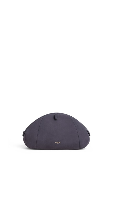 ALA&Iuml;A PURSE SMALL CLUTCH IN SUEDE GREY