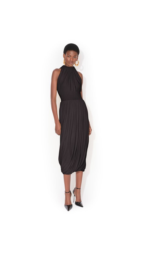 TWISTED SOFT JERSEY DRESS