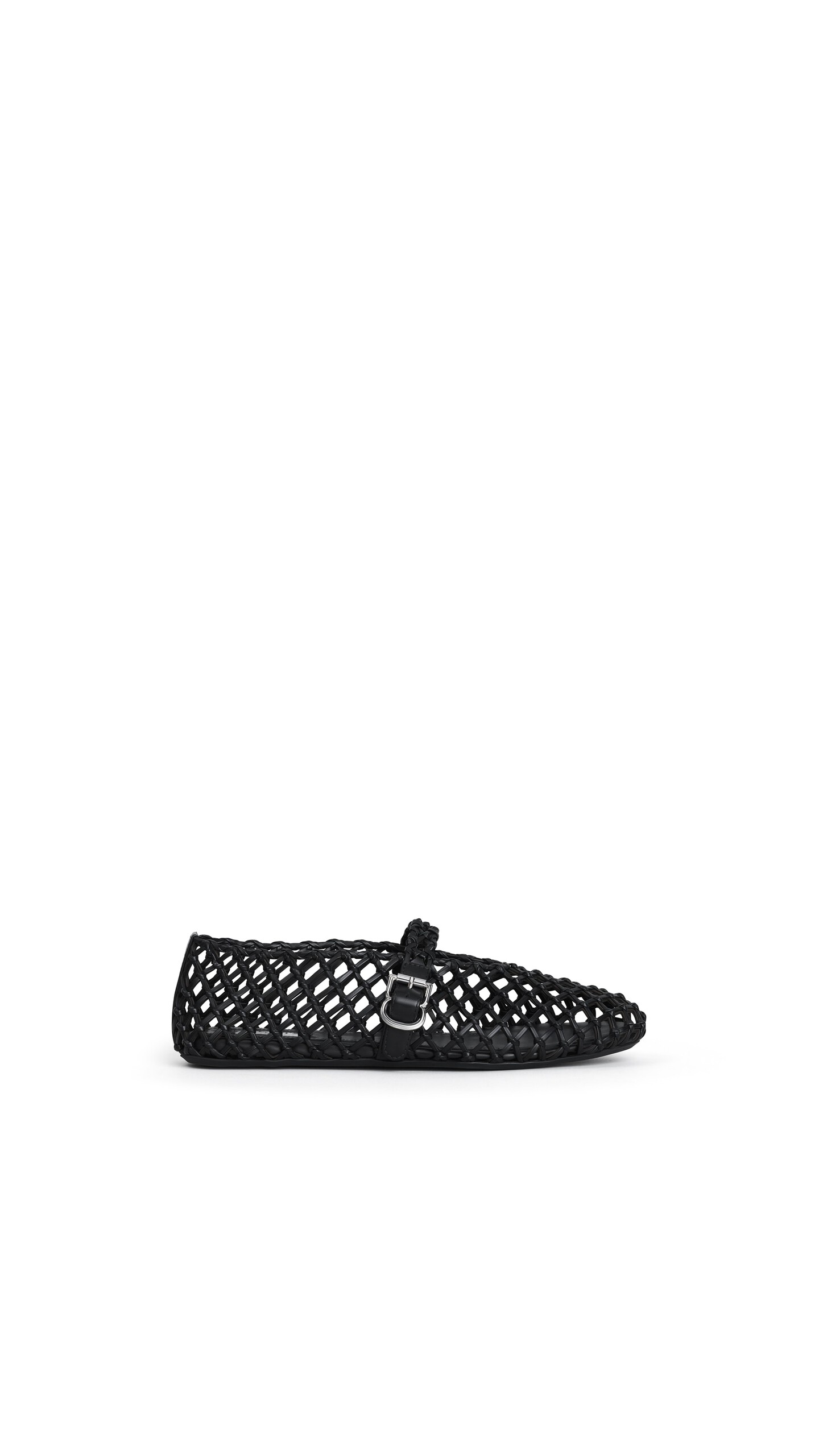 ALA&Iuml;A LA BALLERINE BRAIDED BLACK