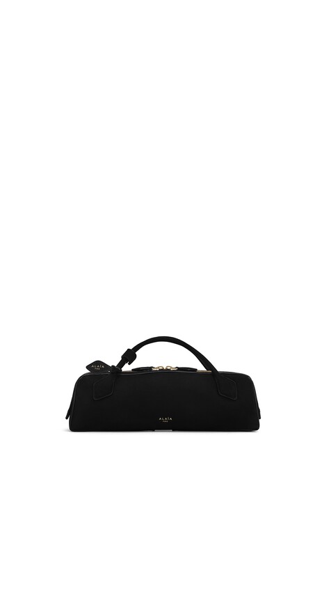 LE TECKEL CLUTCH IN SUEDE