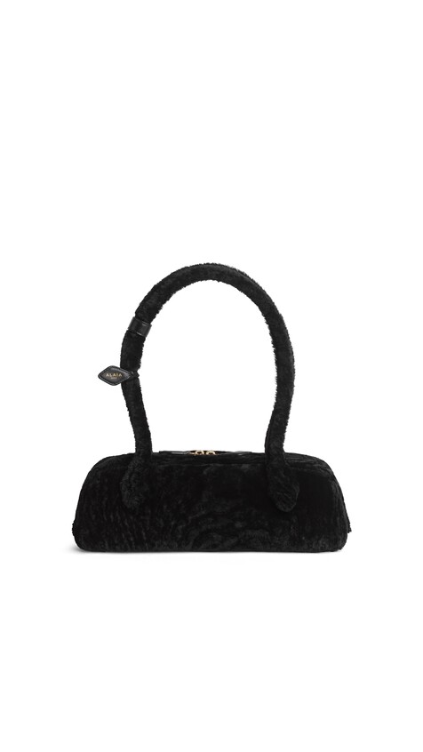 LE TECKEL MEDIUM BAG IN SHAVED SHEARLING