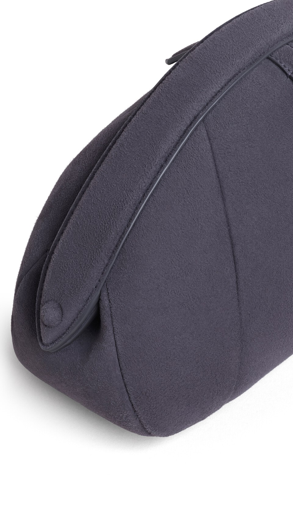 ALA&Iuml;A PURSE SMALL CLUTCH IN SUEDE GREY - View 3