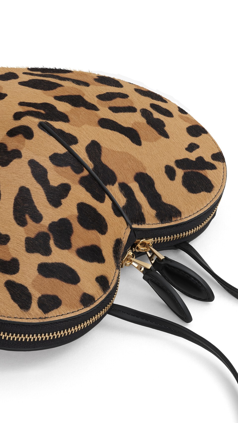 ALA&Iuml;A LE C&OElig;UR BAG IN LEOPARD HAIRCALF BROWN - View 3