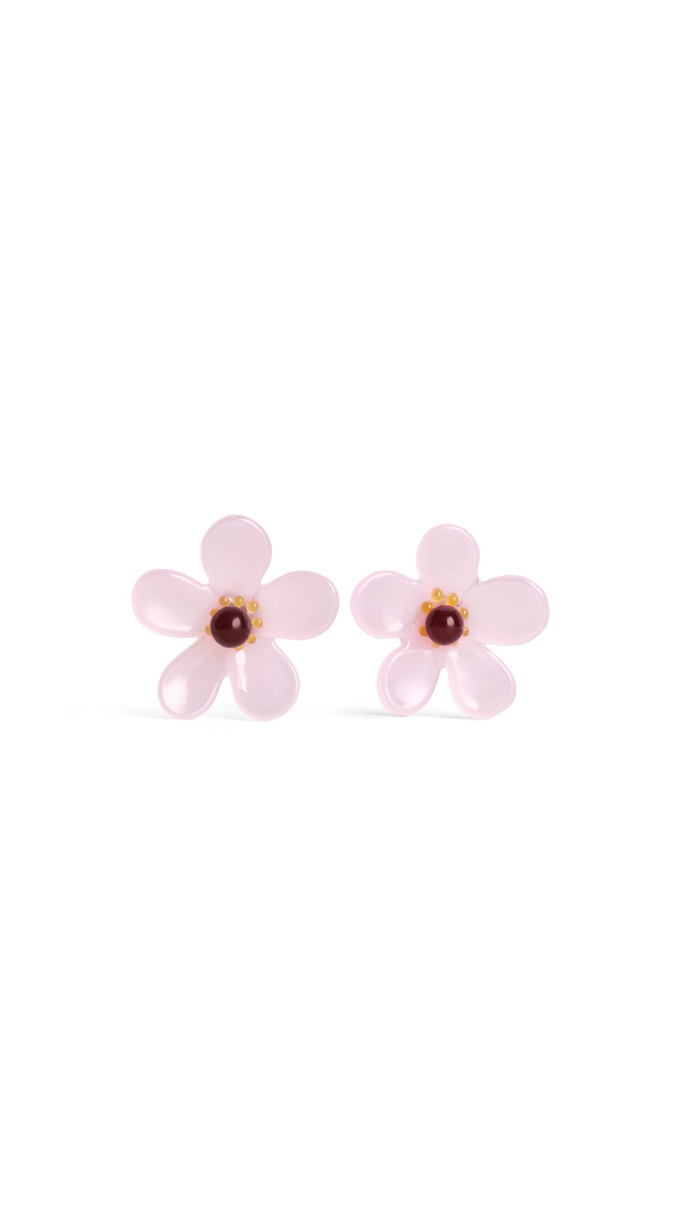 ALA&Iuml;A BLOOM EARRINGS ROSE