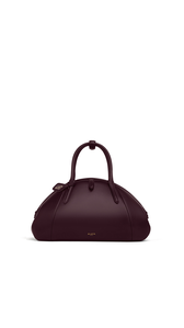 BORDEAUX - ALA&Iuml;A PURSE TOP HANDLE BAG IN CALFSKIN