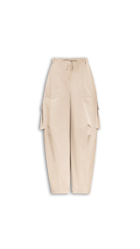 ALA&Iuml;A SILK RADZIMIR CARGO PANTS SAND
