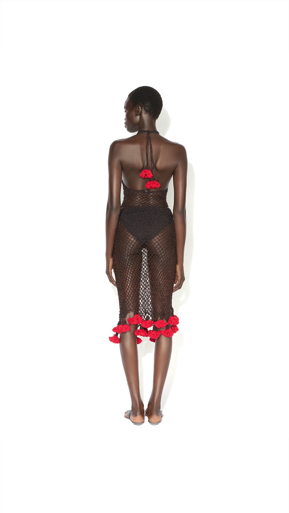 ALA&Iuml;A TASSEL BIKINI SET BLACK - View 3