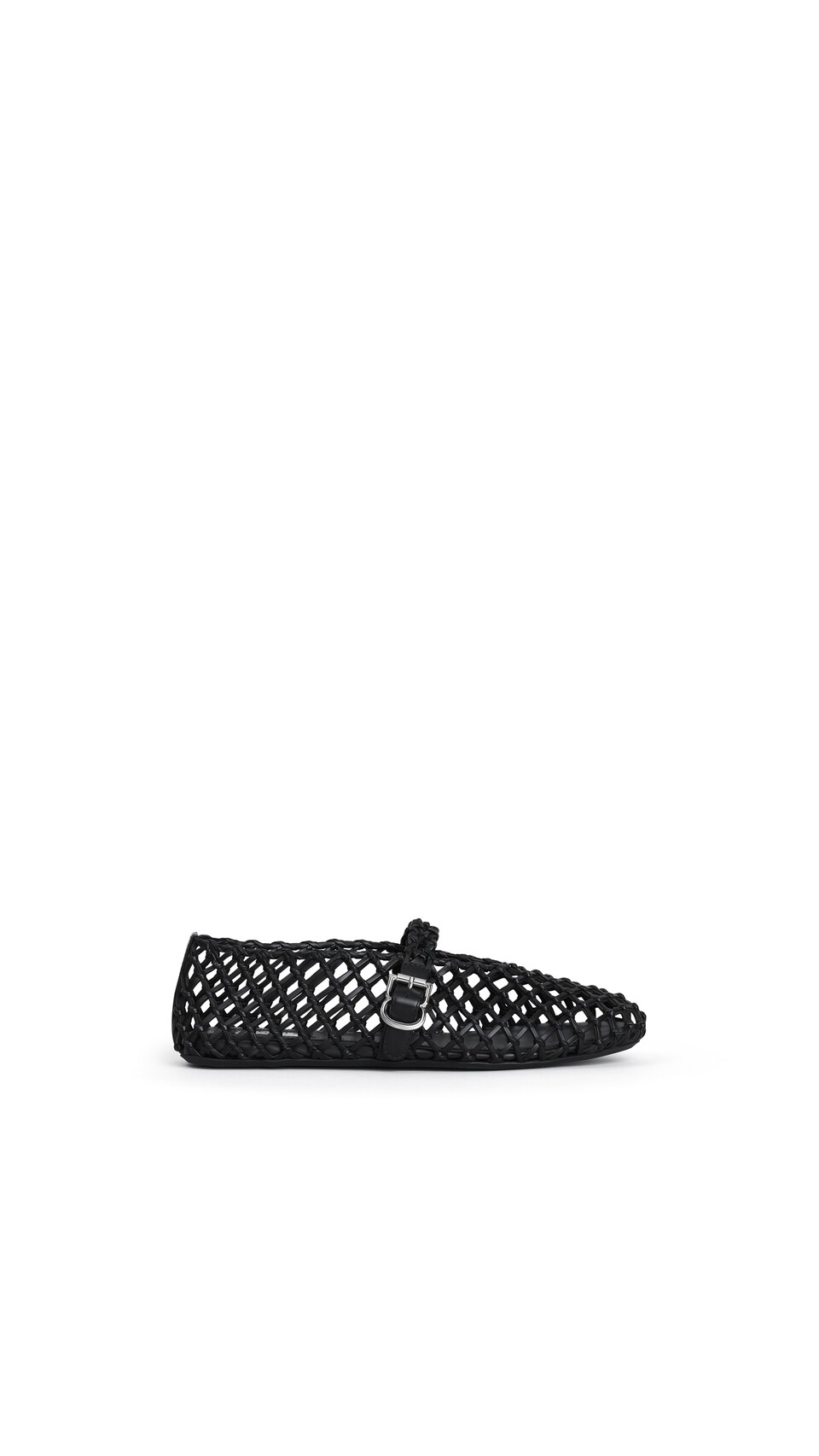 ALA&Iuml;A LA BALLERINE BRAIDED BLACK