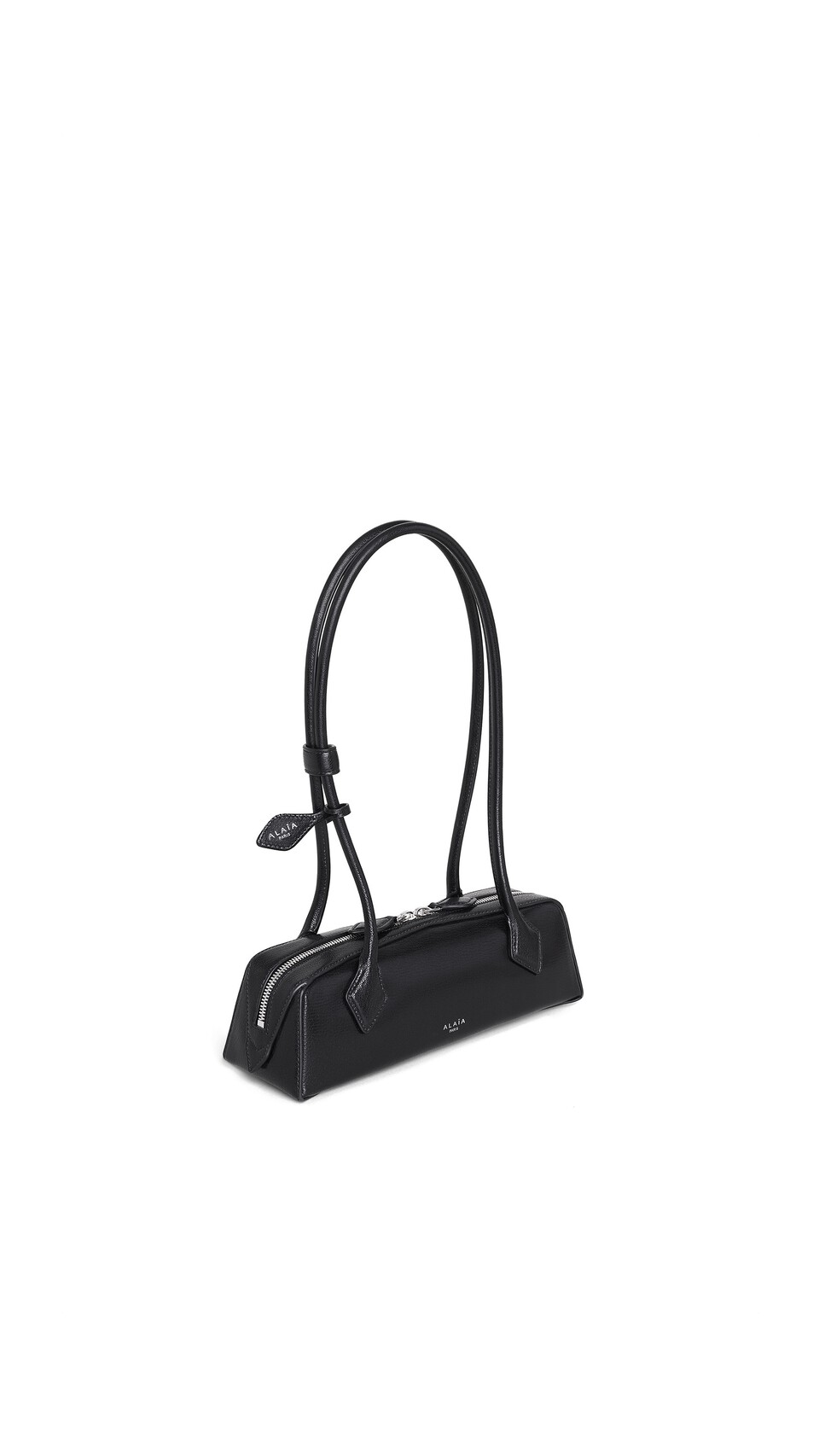 ALA&Iuml;A LE TECKEL SMALL BAG IN LEATHER BLACK - View 2